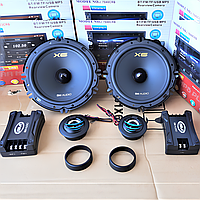 Автомобільна акустика Boschmann F-628-X6 16 см 250W Колонки в авто компонентні Динаміки в машину з твітером