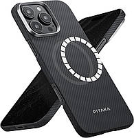 Чохол pitaka для iPhone 16 Pro Max 6.9 дюймів сумісний з MagSafe тонкий та легкий чохол для iPhone 16 Pro Max з арамідного волокна