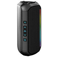 Портативна колонка Proove Third Element 30W чорна Bluetooth 5.3 IPX6 з RGB підсвіткою та TWS режимом