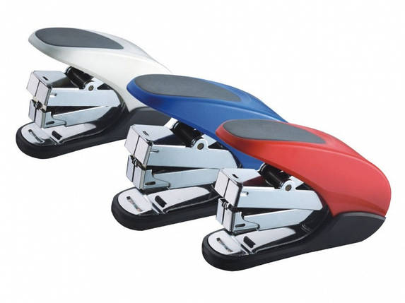 Степлер Deli 0370 мікс №24 20л (рычажн мех-м), авт завантаження скоб, з дестепл, фото 1