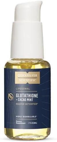 Quicksilver Scientific Liposomal Glutathione Cacao Mint / Ліпосомальний глутатіон какао/м'ята 50 мл