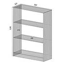 Тумба відкрита. Шир 80 см., фото 3