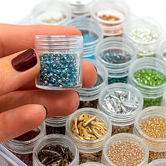 Органайзери та коробки для бісеру та рукоділля