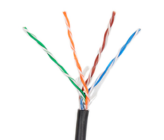 Кабель Вита пара UTP cat5e (0,5 мм, CU, довжина 305 м), неекранований, мідь, для зовнішніх роб