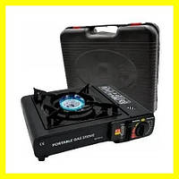 Портативна газова плита переносна,Таганок газовий настільний,Газовий пальник плита туристична настільна SH1