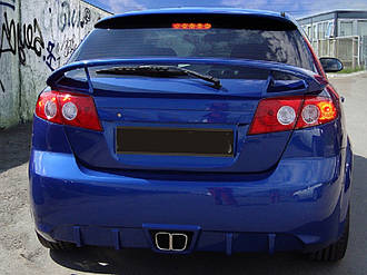 Спойлер багажника Chevrolet Lacetti хечбек 2003+ Шевролет Лачеті