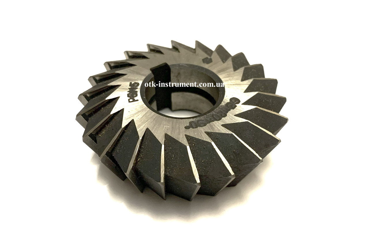 Фреза двокутова несиметрична 63х20мм 90градусів Р6М5. СРСР