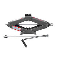 Домкрат механічний ромбоподібний 1т., гумовий упор., 92-340 мм INTERTOOL GT0180