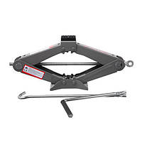 Домкрат механічний ромбоподібний 1,5т., гумовий упор., 90-370 мм INTERTOOL GT0182