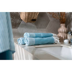 Рушник Ardesto SPA 90х180см 100% бавовна, аква ART2690AQ smart