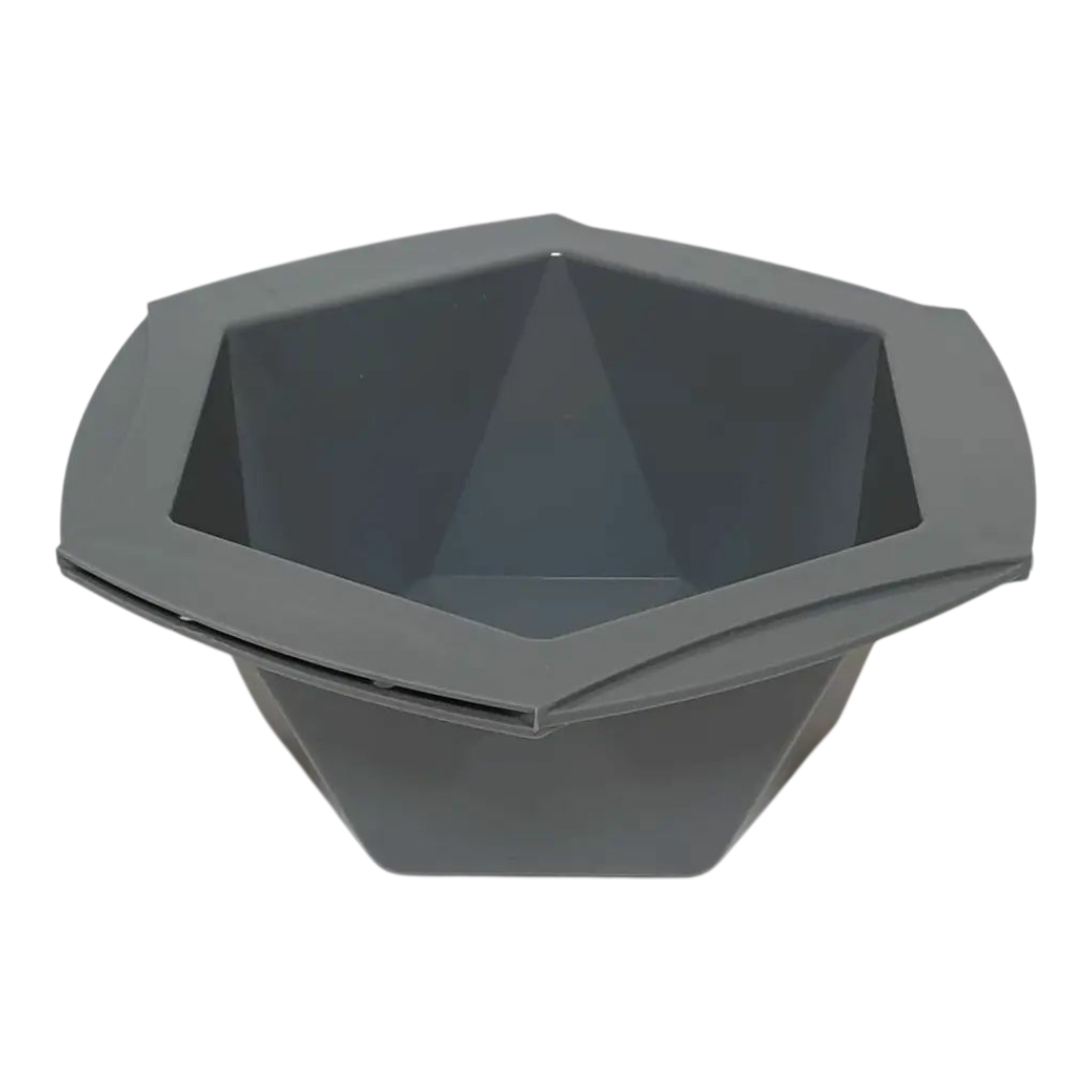 Мисочка сіра для Фарби PROFLINE 280 мл– З гумовою основою, для з'єднання в набір. Арт TB7G, фото 1