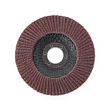 Диск шлифовальный лепестковый 115 x 22мм зерно K40 INTERTOOL BT-0104, фото 2