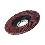 Диск шлифовальный лепестковый 115 x 22мм зерно K40 INTERTOOL BT-0104, фото 4