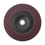 Диск шліфувальний пелюстковий 180*22 мм, зерно K150 INTERTOOL BT-0235, фото 2