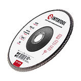 Диск шліфувальний пелюстковий 180*22 мм, зерно K150 INTERTOOL BT-0235, фото 3