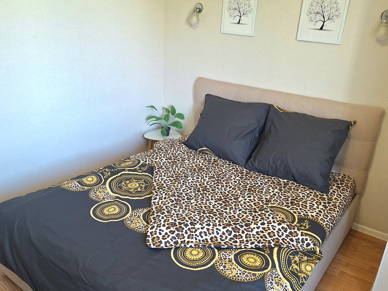 Постільна білизна Ранфорс 14, євро 200х220 см, на кнопках