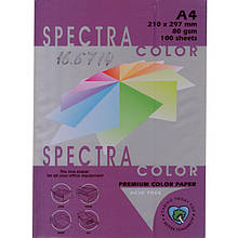 Папір темних тонів Spectra_Color 44А темно-малиновы А4 80гр 100ар "Spectra_Color" темний Rasberry