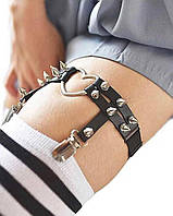 Гартеры с шипами и сердечком 2 шт