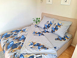 Постільна білизна Ранфорс 24, полуторна 150х220 см, на кнопках