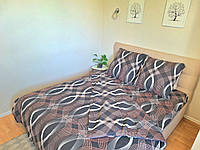 Постельное белье Ранфорс 23, евро 200х220 см, на кнопках