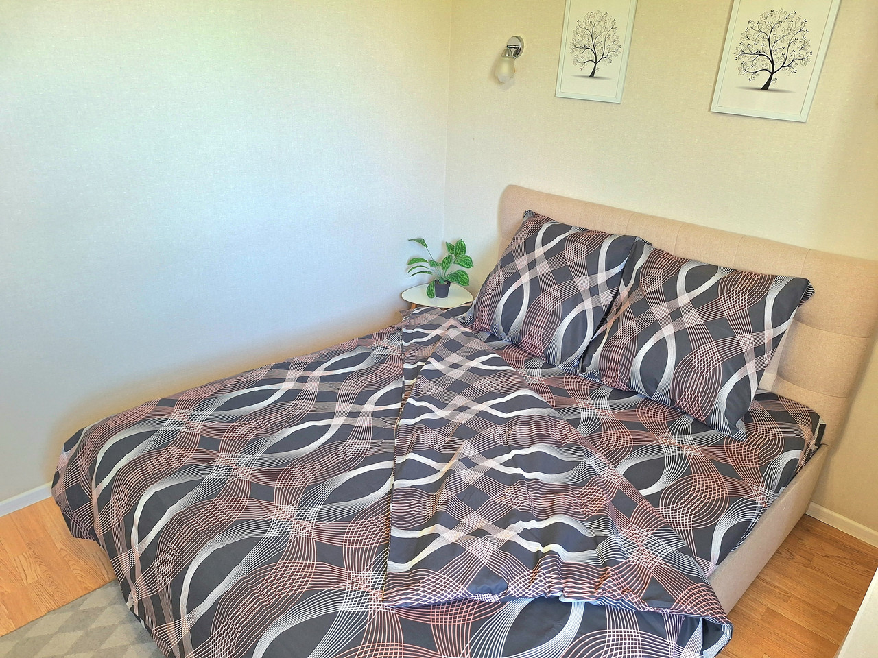 Постільна білизна Ранфорс 23, двоспальна 175х220 см, на кнопках, фото 1