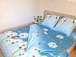 Постільна білизна Ранфорс 19, євро 200х220 см, на кнопках