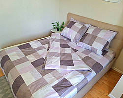 Постільна білизна Ранфорс 08, полуторна 150х220 см, на кнопках