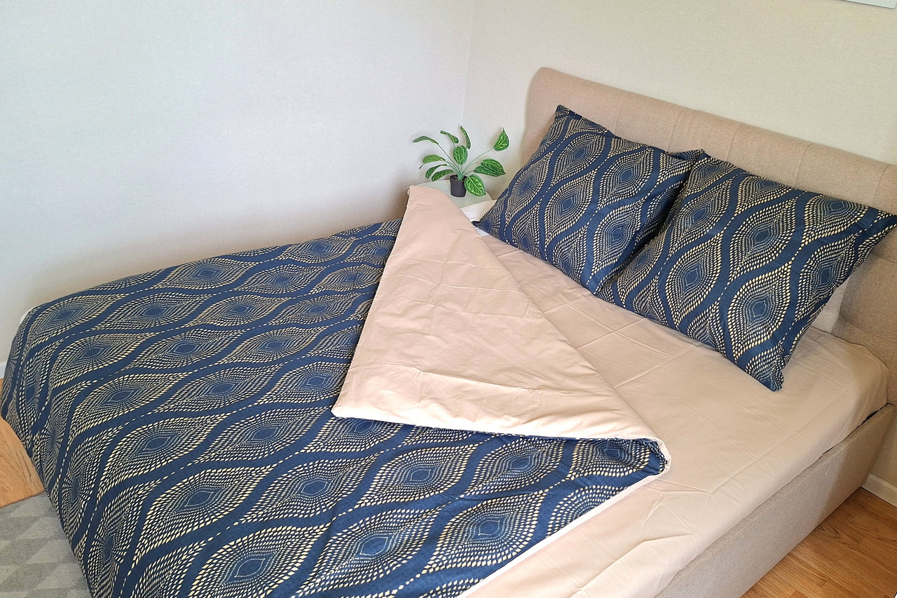 Постільна білизна Ранфорс 15, сімейний 220х240 см, на кнопках