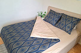 Постільна білизна Ранфорс 15, полуторна 150х220 см, на кнопках