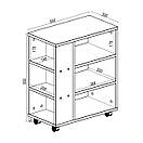 Мобільна тумба на 6 полиць. Шир 55 см., фото 3