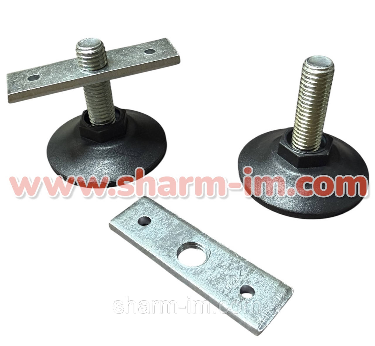 Ніжка регульована М10 / h-35 мм із планкою d-48 мм