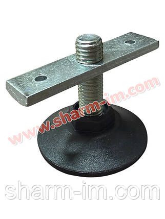 Ніжка регульована М10 / h-35 мм із планкою d-48 мм, фото 2