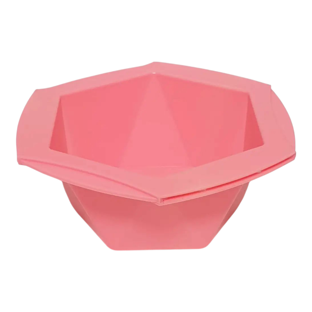 Мисочка рожева для Фарби PROFLINE 280 мл TB7CP– З гумовою основою Anti-Slip, для з'єднання в набір., фото 1