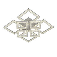 Стельова LED люстра 176W з пультом Interees на вісім акрилових плафонів 3000-6000К біла IP20 2188-4+4C