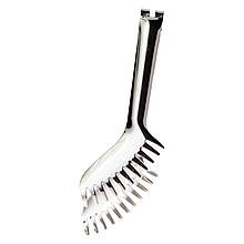 Щипці кухонні металеві 23×4 (см) кулінарні щипці для м'яса, риби, гриля кухарські щипці Сріблястий HP-8-65