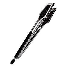 Щипці кухонні металеві 34×4.5 (см) кулінарні щипці для м'яса, риби, гриля кухарські щипці HP-8-66