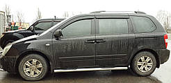 Бічні труби (2 шт., нерж) для Kia Carnival 2002-2013 рр