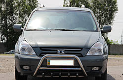 Кенгурятник WT003 (нерж) для Kia Carnival 2002-2013 рр