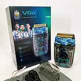 Машинка для видалення волосся на обличчі VGR V-352, Електробритва-шейвер чоловічий HM-93, фото 8