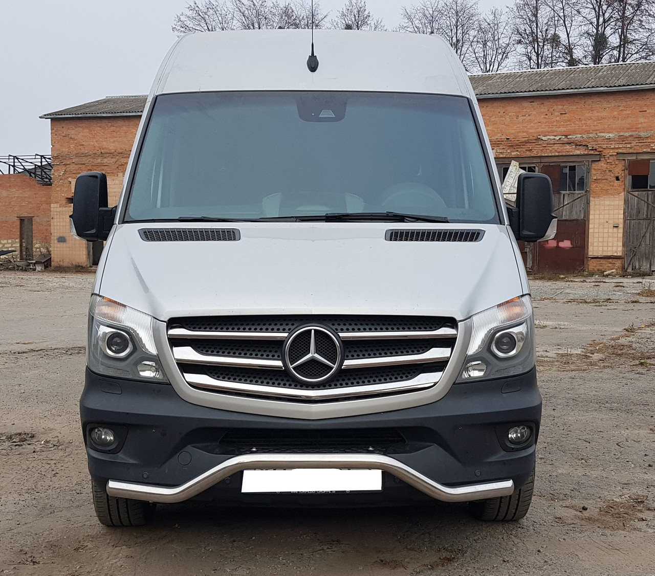Передня нижня дуга для Mercedes Sprinter W906 Нержавіюча сталь, фото 1