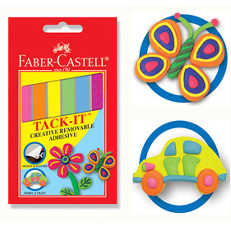 Клей спеціальний Faber Castell Tack it 187094, мікс, 50 штук, багаторазовий, кольоровий