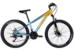 Велосипед ST 26" SPACE MARS DD FR рама-13" золотисто-блакитний 2025 ORG