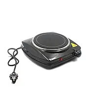 Інфрачервона плита Domotec MS-5851 900Вт склокерамічна з захистом від перегріву чорна BUV