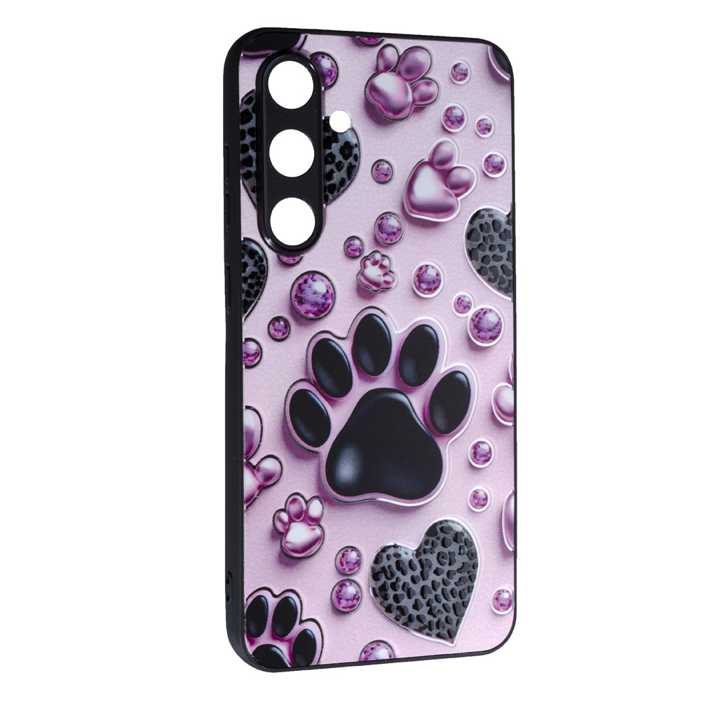 Чохол Fashion Mix для Samsung S24 FE Pink Paws