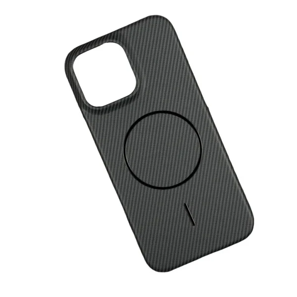 Чохол-накладка Infinity Carbon Case MagSafe для Apple iPhone 15 Pro Max Black, фото 1