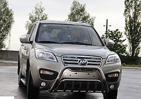 Кенгурятник WT002 (нерж) для Lifan X60 2011- рр