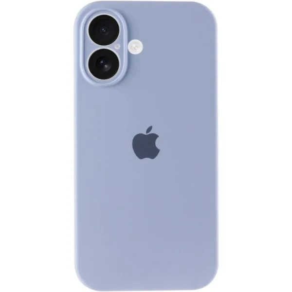 Чохол-накладка EpiK Silicone Case Full Camera Protective (AA) для Apple iPhone 16 (6.1) Lilac Blue, фото 1