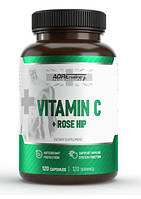 Витамін С Adrenaline Sport Nutrition Vitamin C + Rose HIP   120 капсул