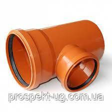 Трійник ПВХ 315х160х90° зовнішня каналізація Magnaplast, фото 1