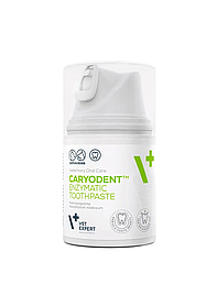 VetExpert Caryodent – ензимна зубна паста для собак та котів, 50 мл